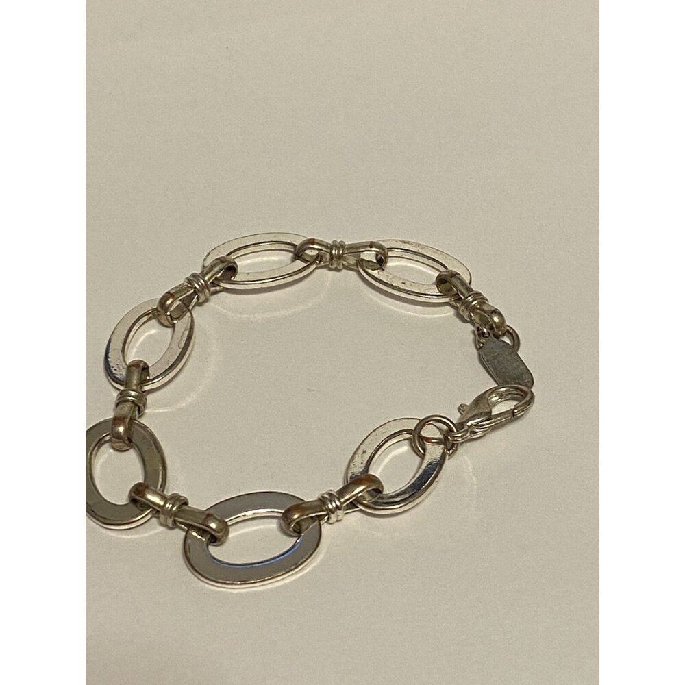 Jlo Bracelet  SILVERTONE 7  IN.